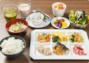 盛り付け例(和食)