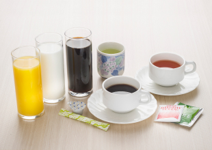 写真:ドリンク(コーヒー・紅茶・緑茶・ジュース・牛乳)
