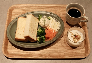 画像:朝食