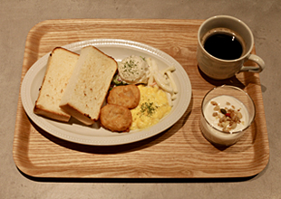 画像:朝食