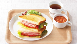 画像:朝食