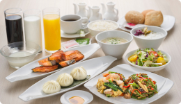 写真:朝食