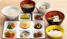 写真：朝食