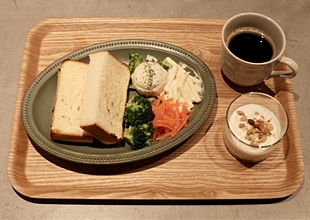 画像:朝食