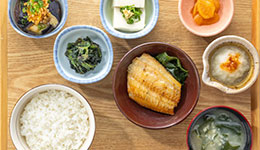 画像:朝食