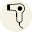 Ionic hair dryer
