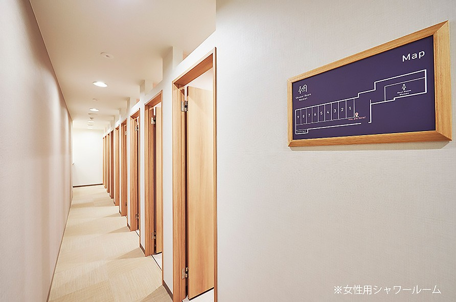 Women's shower room