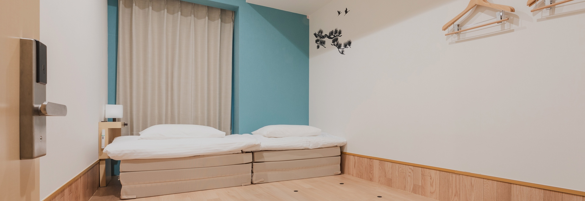 Locks on all rooms, for safe, secure, private spaces.